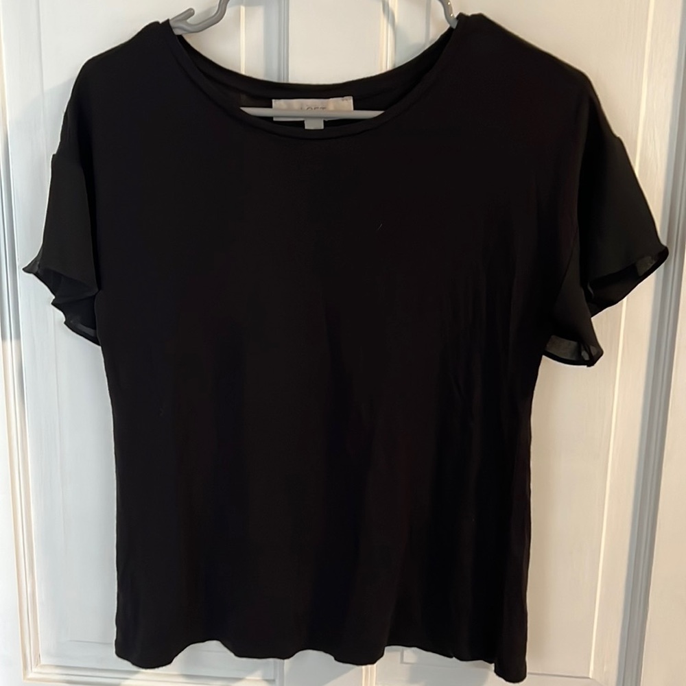 Loft Flutter Sleeve Top